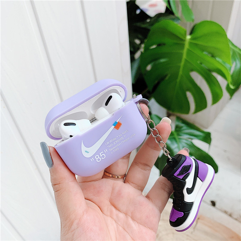 airpods pro1/2 ケース ナイキ エアーポッズケース nike airpods1/2 カバー カップル スポーツブランド チャーム付き airpods 3 ケース おしゃれ