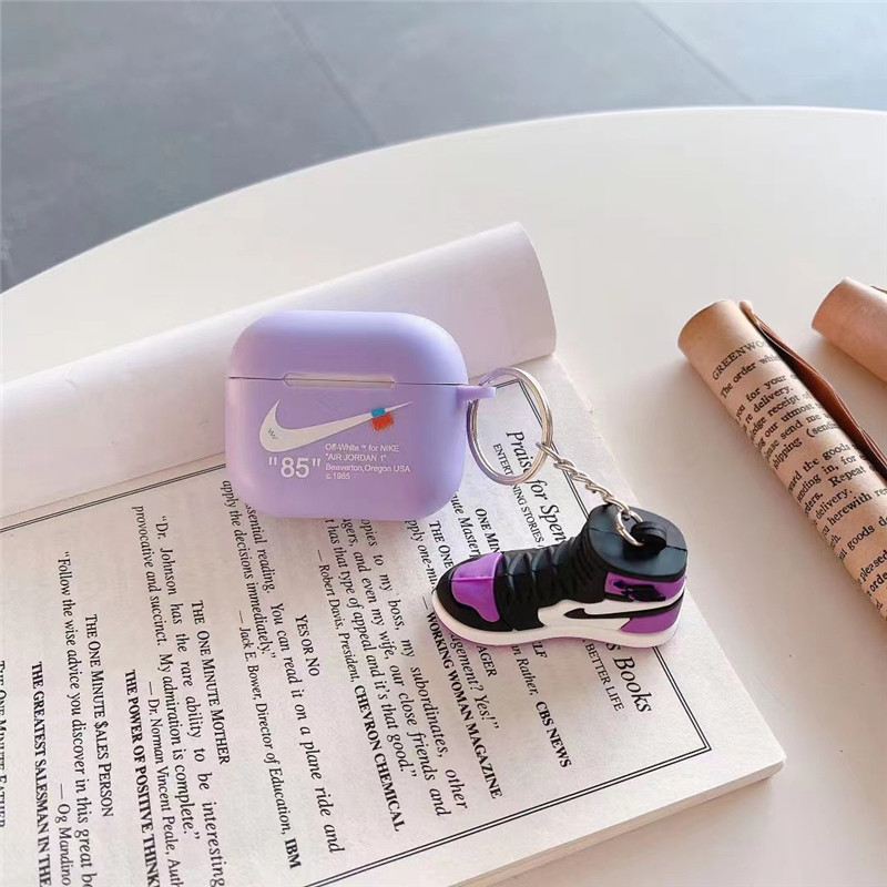 airpods pro1/2 ケース ナイキ エアーポッズケース nike airpods1/2 カバー カップル スポーツブランド チャーム付き airpods 3 ケース おしゃれ