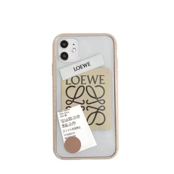 ロエベ iphone13/13proケース 挟む LOEWE iphone12pro max クリア ケース アレンジ アイフォン11pro max/11proケース ステッカー 韓国 iphonexs max/xr/8plus 携帯ケース 人気 女子