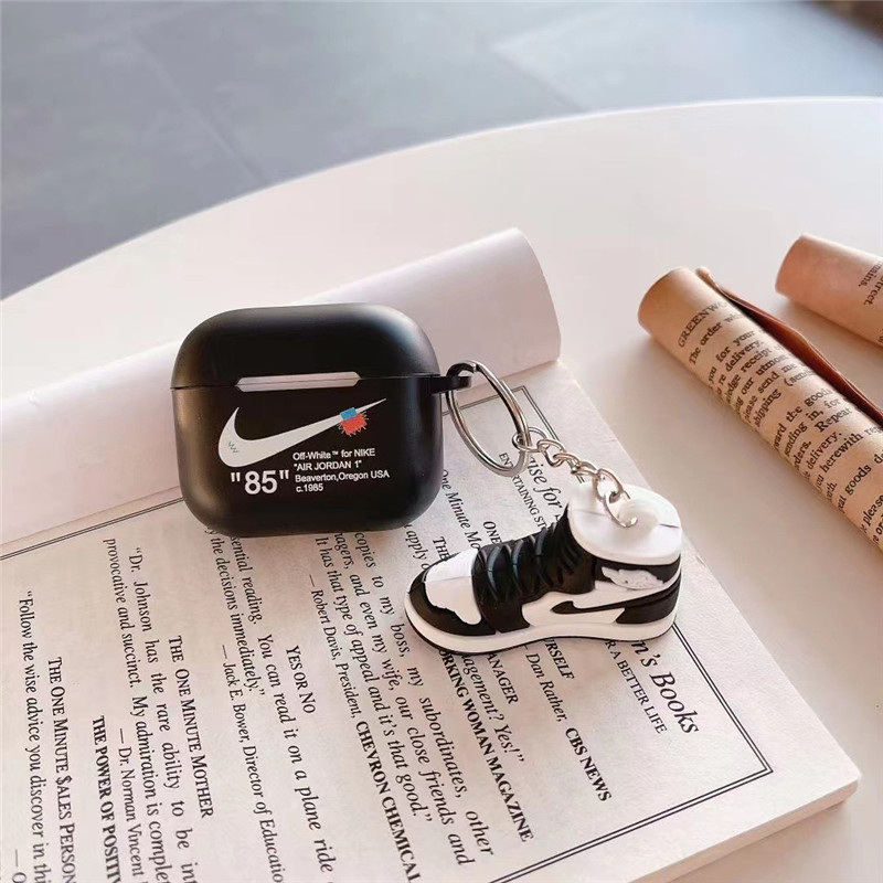 airpods pro1/2 ケース ナイキ エアーポッズケース nike airpods1/2 カバー カップル スポーツブランド チャーム付き airpods 3 ケース おしゃれ