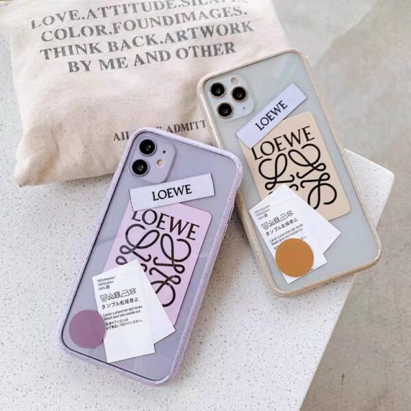 ロエベ iphone13/13proケース 挟む LOEWE iphone12pro max クリア ケース アレンジ アイフォン11pro max/11proケース ステッカー 韓国 iphonexs max/xr/8plus 携帯ケース 人気 女子