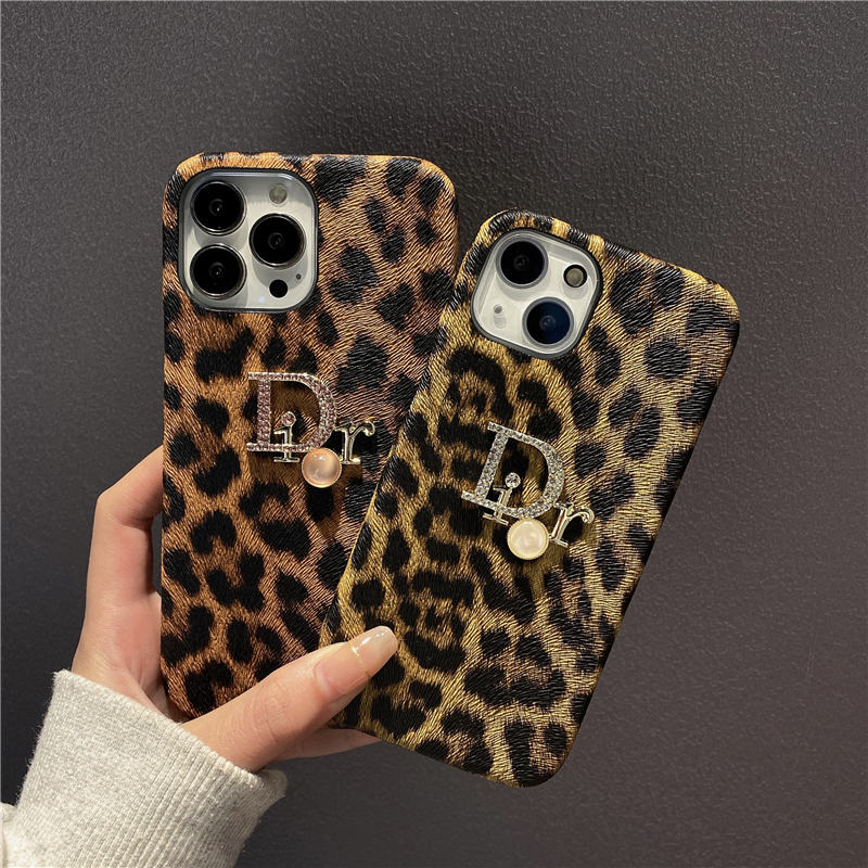 dior 風 iphone13/13pro max ケース ヒョウ 柄 ディオール iphone12pro maxケース おしゃれ 海外 アイフォン11/xs/xr 携帯ケース 派手カワ iphone スマホカバー 大人っぽい