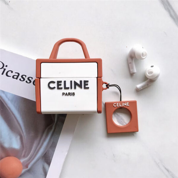 CELINE airpodspro2 ケース シリコン バッグ風 セリーヌ エアーポッズ pro ケース 韓国 airpods1/2 保護カバー 可愛い イヤホン収納ケース 充電 おすすめ