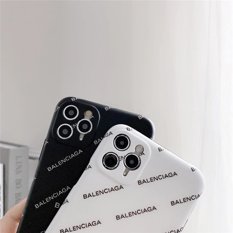 カップル スマホケース tpu バレンシアガ 偽物 iphone12ケース メンズ balenciaga iphone12pro max ケース ペア シンプル アイフォン11pro/11 カバー 人気 ブランド iphonexs max/x/se2 携帯ケース 薄い 丈夫