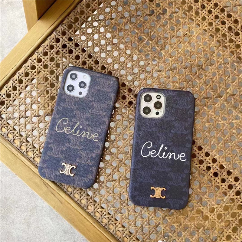 セリーヌ コピー iphone12 ケース メンズ ハード CELINE iphone12pro/12miniケース ビジネス iphone11pro max 携帯ケース 大人 シンプル iphonexs/xr/7/8 スマホケース ブランド コピー 激安