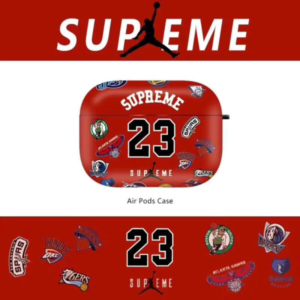 エアーポッズ プロ2ケース シュプリーム ジョーダン airpods1/2 保護ケース おしゃれ supreme エアーポッツケース ハイブランド イヤホン 充電 ケース airpods pro アクセサリー おすすめ