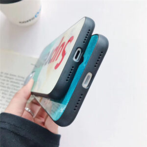 supreme ロゴ iphone13pro max/14pro ガラスケース カップル シュプリーム iphone12 11プロカバー おしゃれ 海外 アイフォン11/xs max/8plus携帯ケース ストリート系 高校生愛用