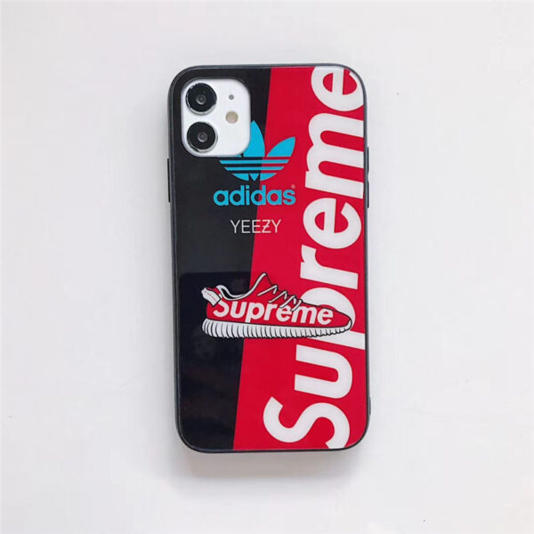 シュプリーム iphone13pro/14/14plus ケース ガラス Supreme iphone12ケース カップル アイフォン11pro/11pro max ケータイカバー かっこいい ストリート系 iphonexs/x 携帯ケース 海外セレブ