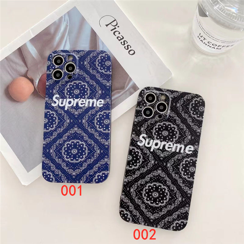 シュプリーム 携帯 ケース iphone12 花柄 SUPREME iphone12proケース レトロ アイフォン11pro max/11/xs max 携帯カバー お揃い ブランド iphonese 第二世代 ケース 頑丈 かわいい