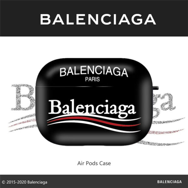 balenciaga ロゴ airpodsケース カップル バレンシアガ エアーポッズ1/2 保護ケース ブランド メンズ airpods pro ケース おしゃれ 人気 エアポッド プロ ケース