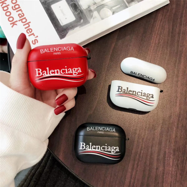 balenciaga ロゴ airpodsケース カップル バレンシアガ エアーポッズ1/2 保護ケース ブランド メンズ airpods pro ケース おしゃれ 人気 エアポッド プロ ケース