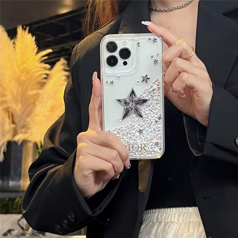 iphone15 ケース キラキラ dior風 iphone15pro/14pro max 携帯ケース  