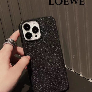 ロエベ iphone15ケース LOEWEアナグラム iphone15pro max/14/14pro ケース シンプル アイ フォン ケース13pro/12 お揃い ブランド