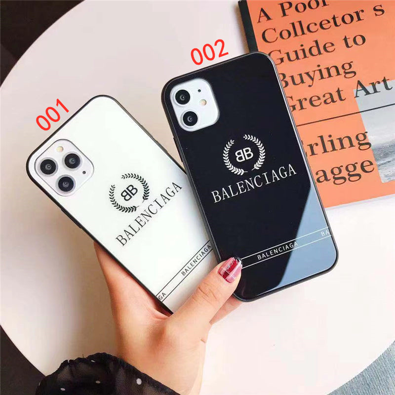 アイフォン13pro ケース ブランド メンズ balenciaga iphone12mini/11pro ガラスケース ペア バレンシアガ アイフォンxs max/10s 保護カバー おしゃれ 海外 携帯ケース iphonex/8プラス 流行り