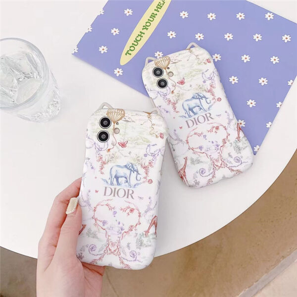 ディオール iphoneケース12pro 象柄 dior iphone12/11pro maxケース 猫耳 アイフェイス iphonex/xs max ケース おすすめ 女性 アイフォン ソフトカバーxr 安い 可愛い
