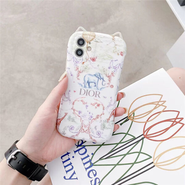 ディオール iphoneケース12pro 象柄 dior iphone12/11pro maxケース 猫耳 アイフェイス iphonex/xs max ケース おすすめ 女性 アイフォン ソフトカバーxr 安い 可愛い