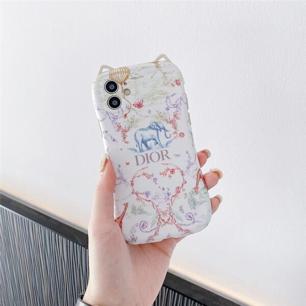 ディオール iphoneケース12pro 象柄 dior iphone12/11pro maxケース 猫耳 アイフェイス iphonex/xs max ケース おすすめ 女性 アイフォン ソフトカバーxr 安い 可愛い