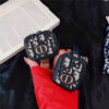 dior airpods pro第2世代 ケース おすすめ イヤホンポーチ airpods1/2 可愛い ディオール風 エア ポッツ ケース ハイ ブランド 小物 プレゼント