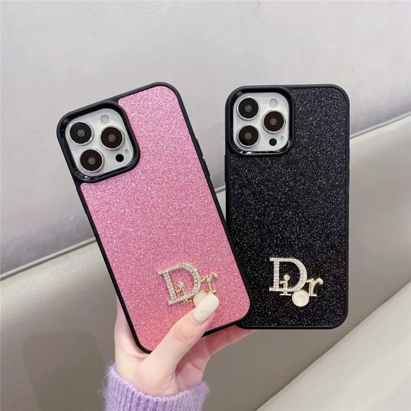 キラキラ iphone15/14pro ケース dior iphone13proケース パロディ ディオール