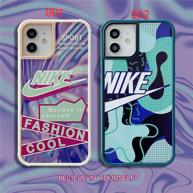 iphone13 ナイキ ケース カップル NIKE iphone12pro/11pro max カバー 海外 人気 iphone11/xs/xr ケース カメラ 保護 アイフォンカバー 10r/8plus 可愛い