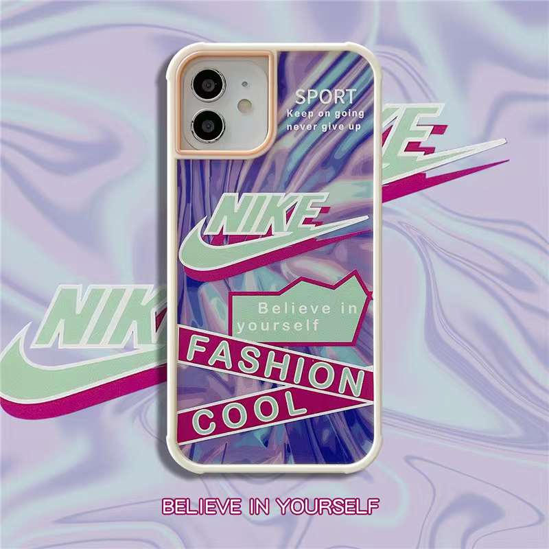 iphone13 ナイキ ケース カップル NIKE iphone12pro/11pro max カバー 海外 人気 iphone11/xs/xr ケース カメラ 保護 アイフォンカバー 10r/8plus 可愛い