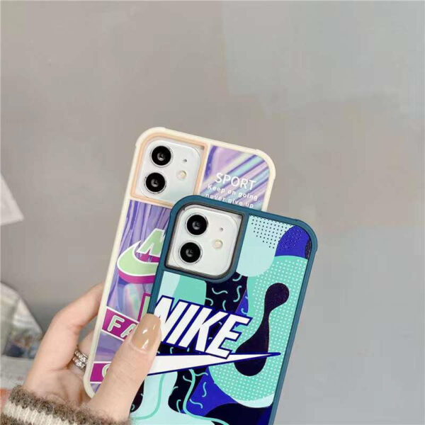 iphone13 ナイキ ケース カップル NIKE iphone12pro/11pro max カバー 海外 人気 iphone11/xs/xr ケース カメラ 保護 アイフォンカバー 10r/8plus 可愛い
