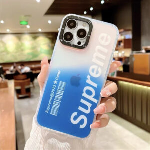 シュプリーム スマホ ケース iphonre15 半透明 supreme iphone15pro/14 ケース 流行り 韓国 アイフォン14プロケース おしゃれ iphone13/13pro 携帯カバー かっこいい