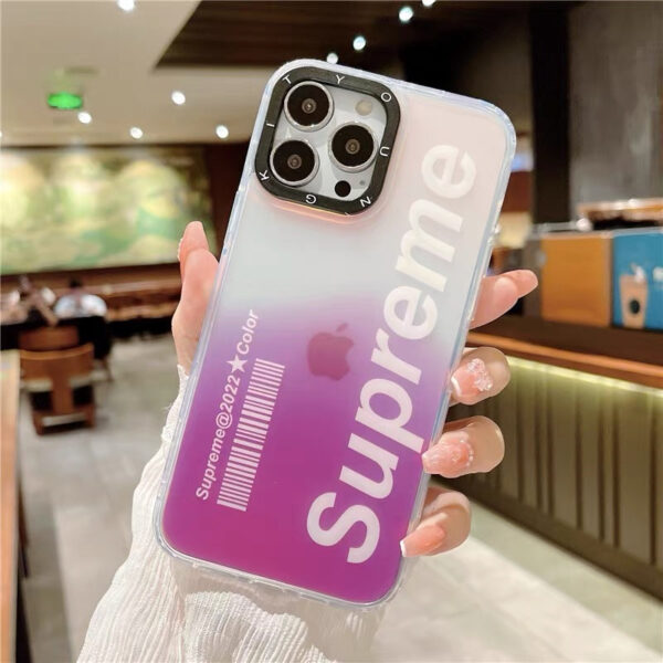 シュプリーム スマホ ケース iphonre15 半透明 supreme iphone15pro/14 ケース 流行り 韓国 アイフォン14プロケース おしゃれ iphone13/13pro 携帯カバー かっこいい