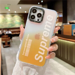 シュプリーム スマホ ケース iphonre15 半透明 supreme iphone15pro/14