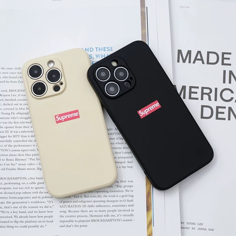 シュプリーム スマホ ケース iphonre16/16pro ガラス ケース supreme 