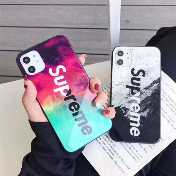 supreme iphone14/14pro max/13 ガラスケース iphone13pro max 人気 高校生 アイフォン12/12プロケース シュプリーム iphone11/xs max 携帯カバー かっこいい アイホンカバーxs/se2