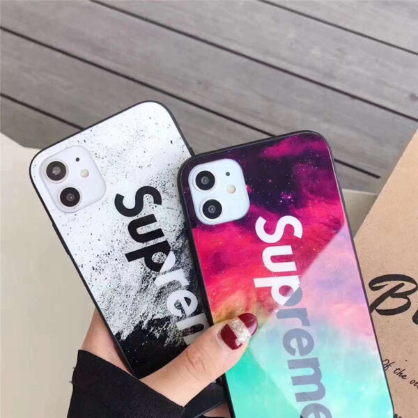 supreme iphone14/14pro max/13 ガラスケース iphone13pro max 人気 高校生 アイフォン12/12プロケース シュプリーム iphone11/xs max 携帯カバー かっこいい アイホンカバーxs/se2