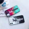 supreme iphone14/14pro max/13 ガラスケース iphone13pro max 人気 高校生 アイフォン12/12プロケース シュプリーム iphone11/xs max 携帯カバー かっこいい アイホンカバーxs/se2