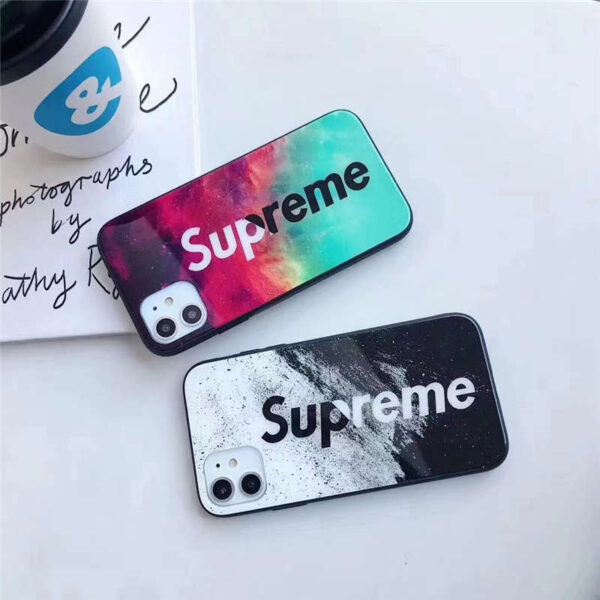 supreme iphone14/14pro max/13 ガラスケース iphone13pro max 人気 高校生 アイフォン12/12プロケース シュプリーム iphone11/xs max 携帯カバー かっこいい アイホンカバーxs/se2