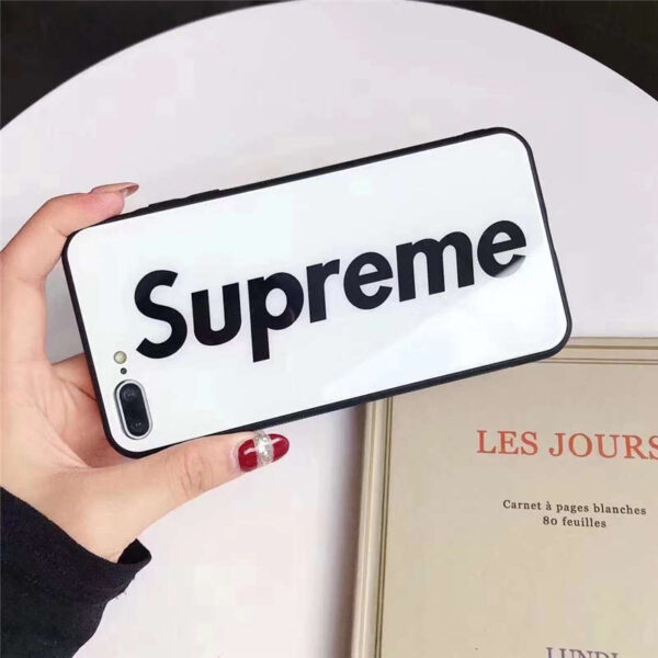 supreme スマホケース 人気 高校生 iphone13/12ケース カップル 携帯カバー iphone11pro 背面 ガラス シュプリーム iphone11pro/x/10rケース インスタ 流行り