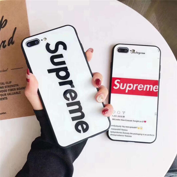 supreme スマホケース 人気 高校生 iphone13/12ケース カップル 携帯カバー iphone11pro 背面 ガラス シュプリーム iphone11pro/x/10rケース インスタ 流行り