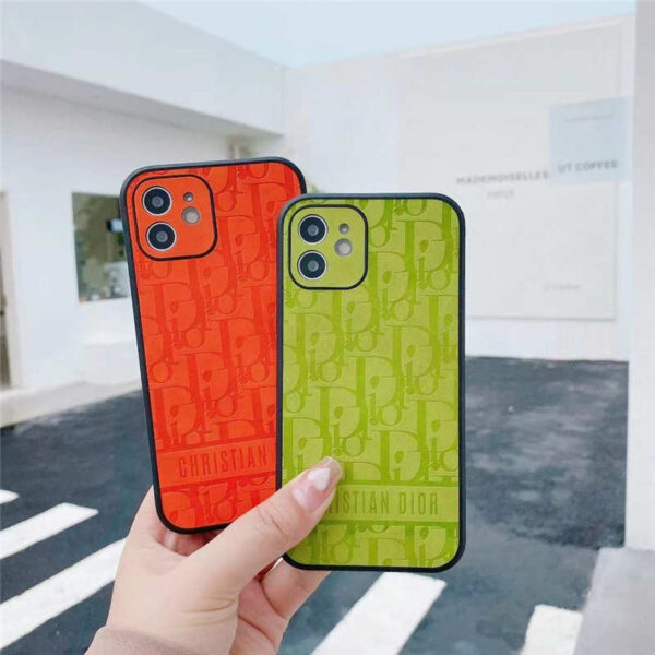 dior オブリーク iphone12pro/11pro ケース レトロ ディオール スマホケース iphone12 グリーン オレンジ かわいい iphnoe11/xs max カバー ペア アイフォンケースxr/se2 海外