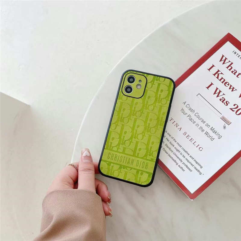 dior オブリーク iphone12pro/11pro ケース レトロ ディオール スマホケース iphone12 グリーン オレンジ かわいい iphnoe11/xs max カバー ペア アイフォンケースxr/se2 海外