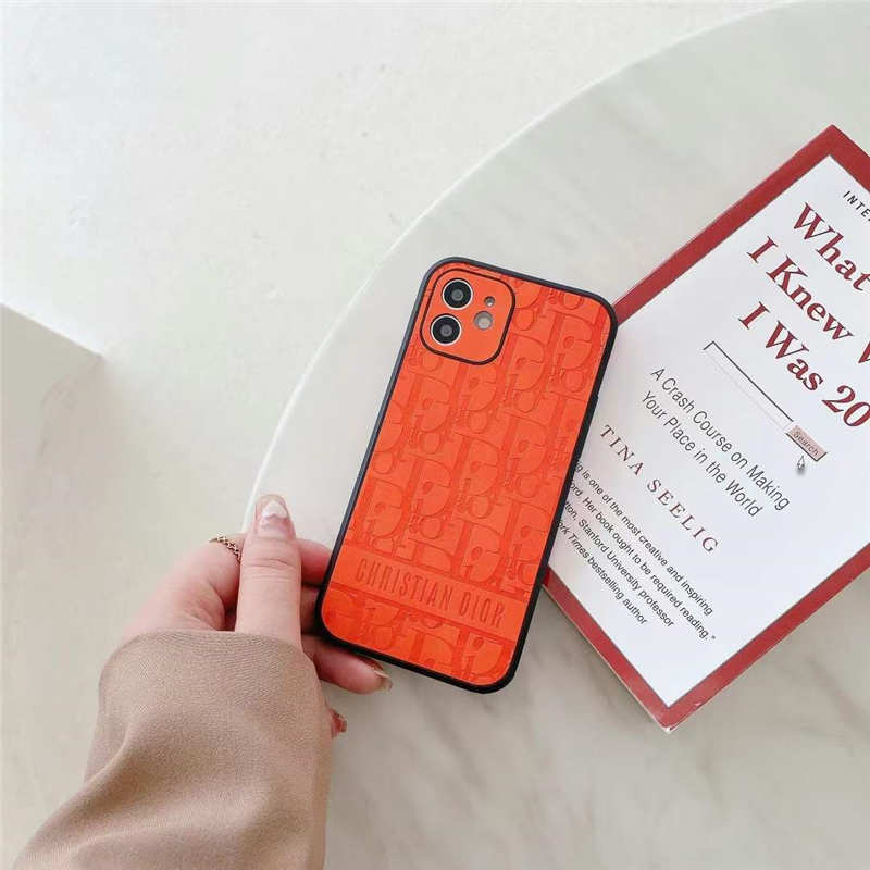 dior オブリーク iphone12pro/11pro ケース レトロ ディオール スマホケース iphone12 グリーン オレンジ かわいい iphnoe11/xs max カバー ペア アイフォンケースxr/se2 海外