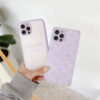 iphone12 13miniケース パープル セリーヌ 安い iphone12プロ/11 携帯カバー 頑丈 かわいい CELINE iphonexs/10r レザー ケース 女子 おすすめ