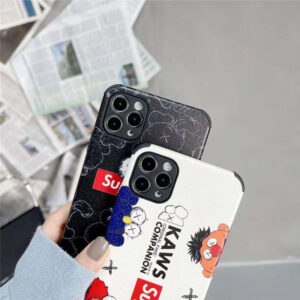 シュプリーム カウズ iphone13/13proケース セサミストリート iphone12mini レザー ケース おもしろ supreme iphone12/11pro/xs カバー 耐衝撃 スマホケース10r/x カップル