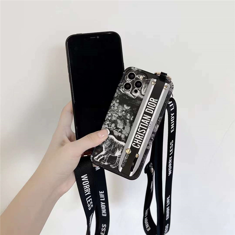 dior iphone16/15ケース 激安 iphone14pro/13pro maxケース 肩掛け 