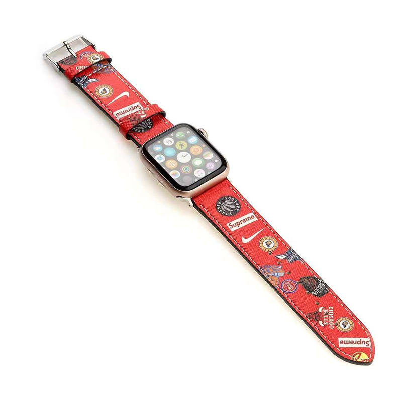 アップル ウォッチ バンド シュプリーム apple watch ベルト ブランド 腕時計 革 ベルト 交換 かっこいい