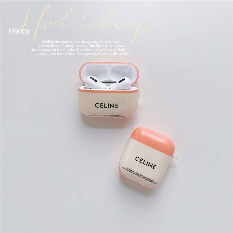 ケースかわいい セリーヌ エアポッツケース セリーヌ AirPodsケース セリーヌ エア ポッツ ケース celine風 airpods1 2カバー 可愛い