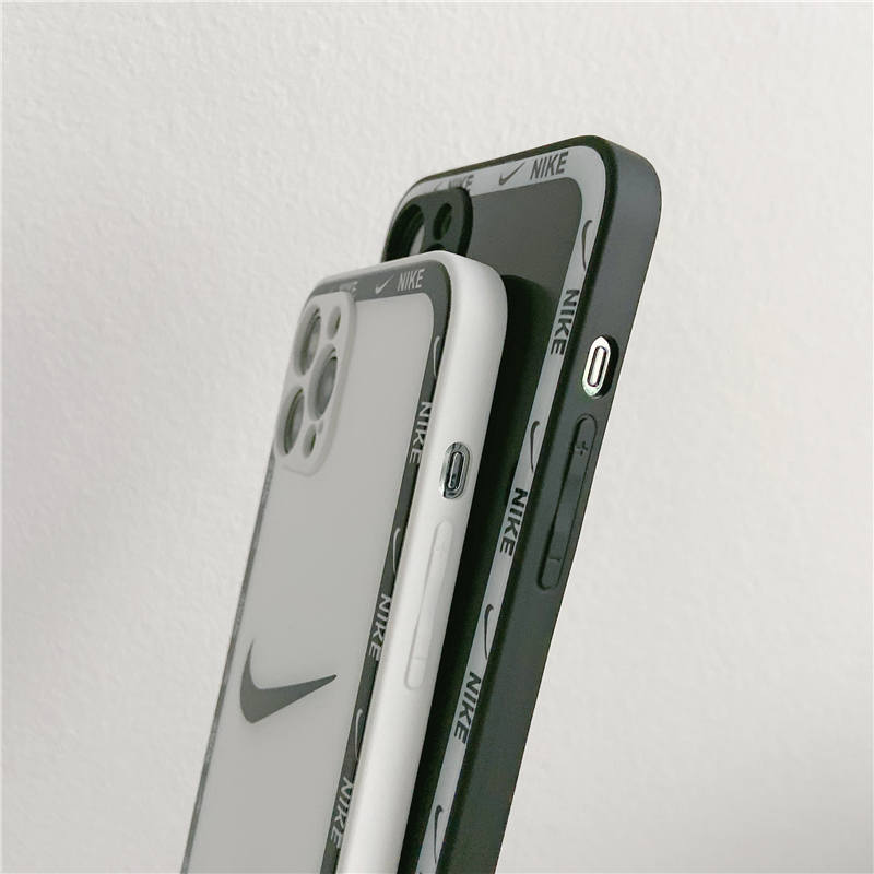 nike スマホケース iphone13 シンプル ナイキ iphone14/14pro max ケース おしゃれ メンズ iphone11/x/xr 保護カバー 背面ガラス カップル