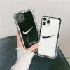 nike スマホケース iphone15 シンプル ナイキ iphone14/14pro max ケース おしゃれ メンズ iphone13pro/12pro 保護カバー 背面ガラス カップル