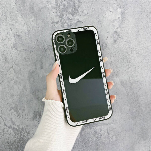 nike スマホケース iphone15 シンプル ナイキ iphone14/14pro max ケース おしゃれ メンズ iphone13pro/12pro 保護カバー 背面ガラス カップル