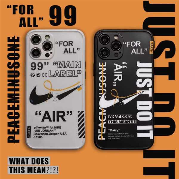 高校生 男子 スマホケース iphone13/13pro かっこいい Nike アイフォン12pro max/12ミニカバー ナイキ オフホワイト iphone11/xs/xr 携帯ケース ペアルック