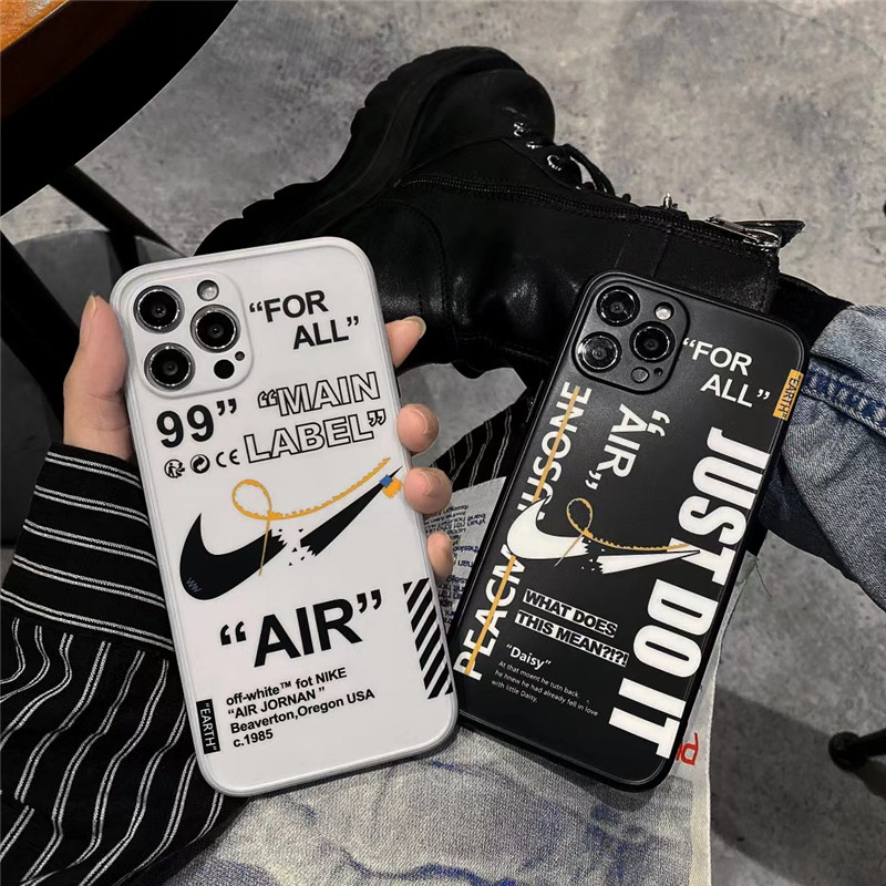 高校生 男子 スマホケース iphone13/13pro かっこいい Nike アイフォン12pro max/12ミニカバー ナイキ オフホワイト iphone11/xs/xr 携帯ケース ペアルック