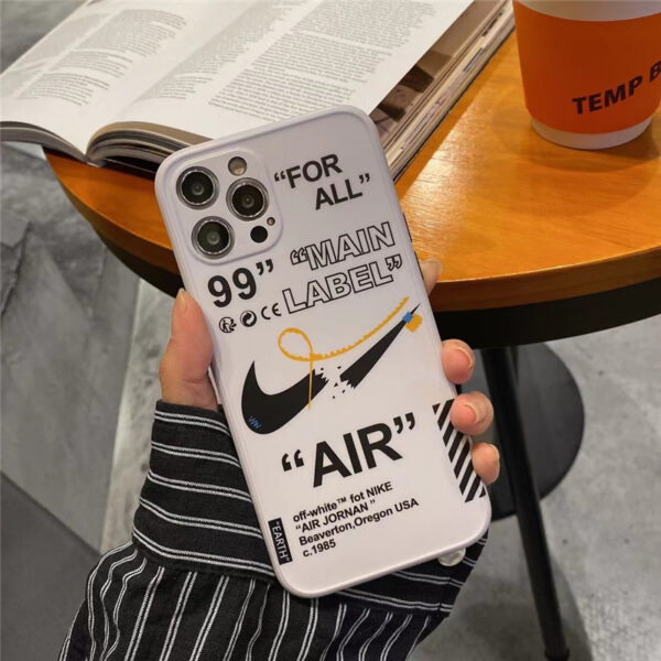 高校生 男子 スマホケース iphone13/13pro かっこいい Nike アイフォン12pro max/12ミニカバー ナイキ オフホワイト iphone11/xs/xr 携帯ケース ペアルック